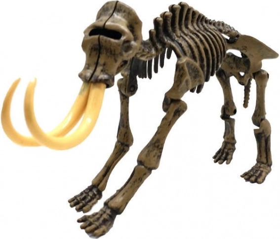 In elkaar te zetten 3D-mammoetskelet