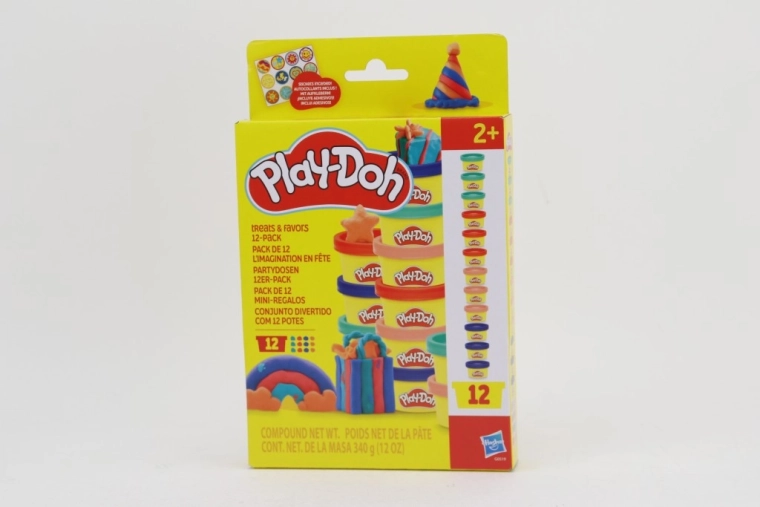 Play-Doh set met 12 potjes boetseerklei