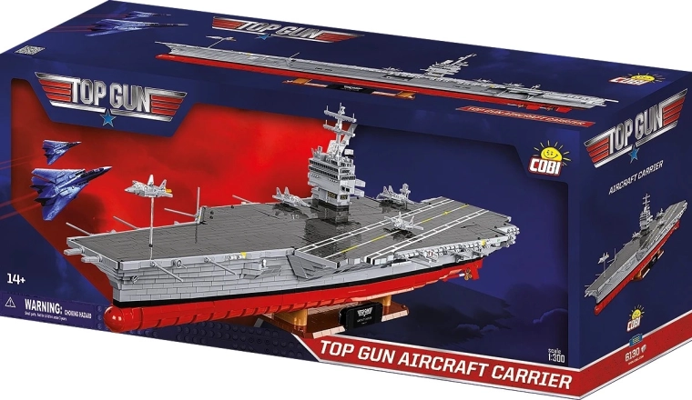 COBI TOP GUN bouwset vliegdekschip op schaal 1:300
