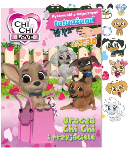 Chi Chi Love kleurboek met sprookjestattoos deel 1