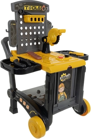 3-in-1: werkbank, kar en kruiwagen