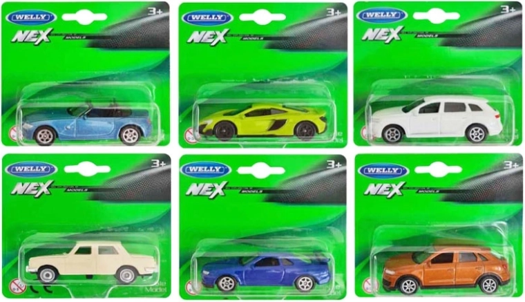 Modelauto Welly 1:60 mix - 1 stuk