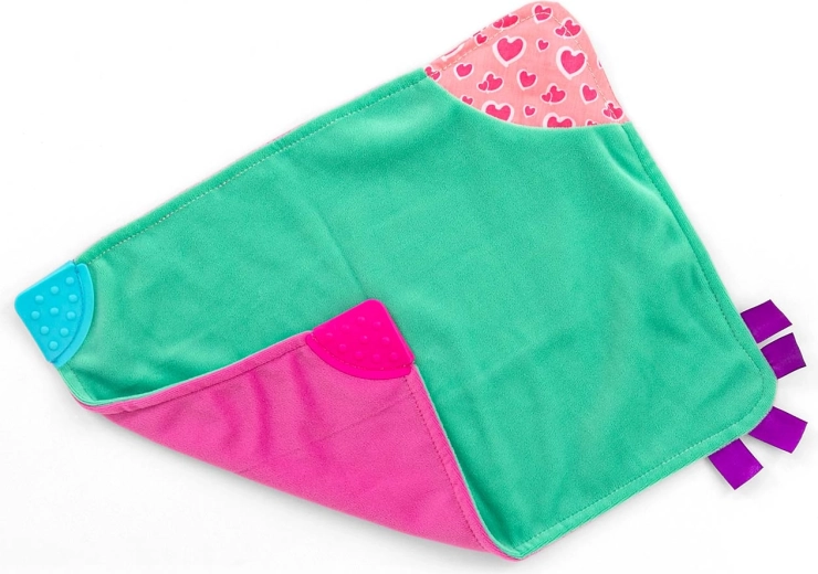 Pluchen knuffeldoekje Blanky pink - 1 stuk