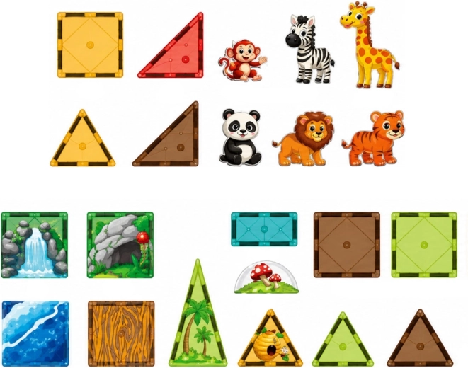 Jungle en zoo vol dieren