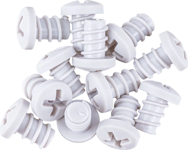 Schroefjes en accessoires inbegrepen