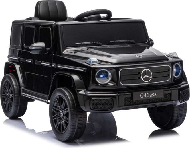 Elektrische kinderauto Mercedes G 4x4 24 V zwart