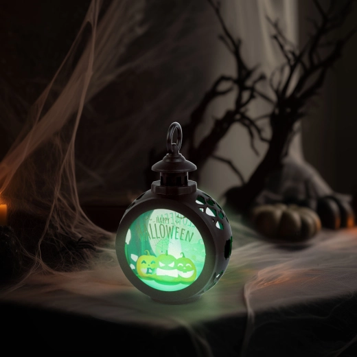 Halloween LED-hangdecoratie pompoen