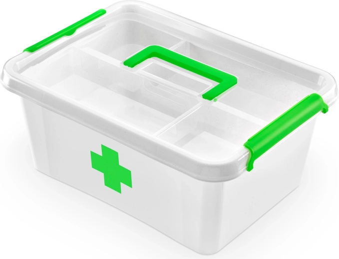 Antibacteriële inzet/organizer voor EHBO-koffer apteczka 12,5 l