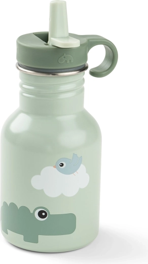 Done by Deer roestvrijstalen drinkfles Playground groen 350 ml
