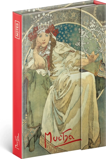 Notique notitieboekje met motief van Alphonse Mucha – Prinses