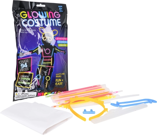 Set fluorescerende lichtgevende staafjes, 94-delig