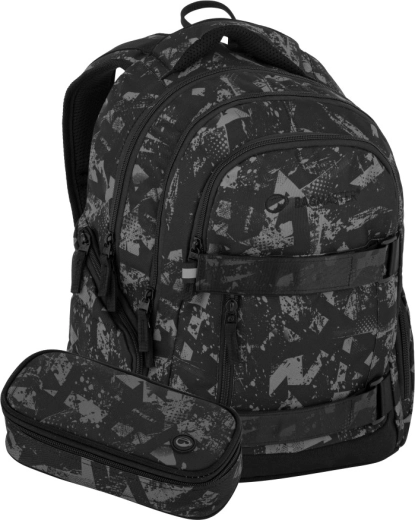 Bagmaster Nomad 25 studentenset zwart-grijs