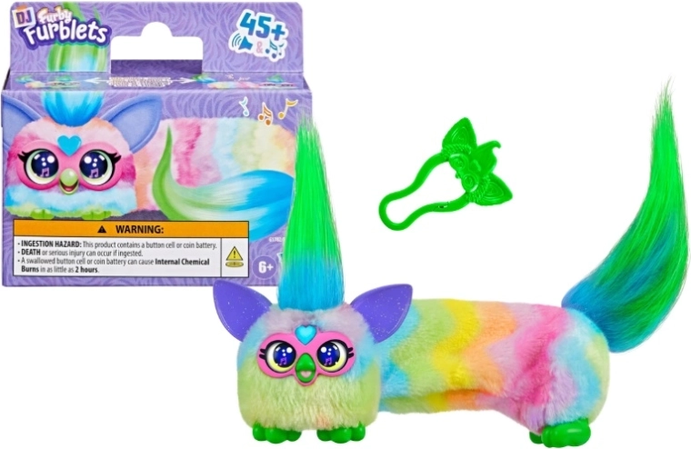 Furby DJ Furblet Can Dee Swirl pluche interactieve speelgoed