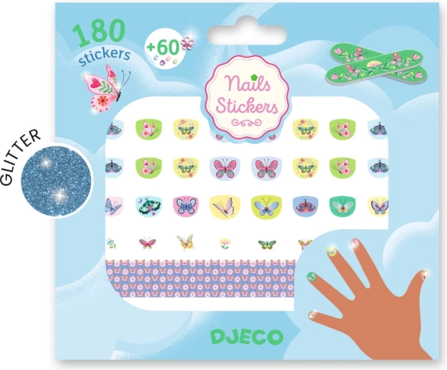 Djeco nagelstickers Vlinders