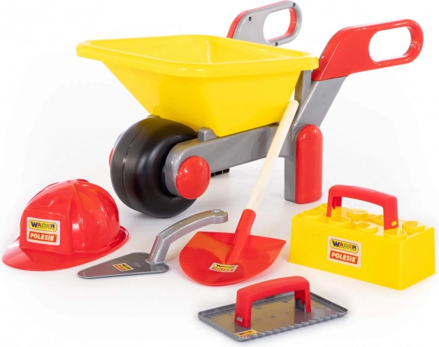 Wader Polesie bouwset voor kinderen met kruiwagen