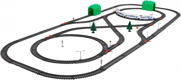 Grote kindertreinbaan met wagons en meer dan 9 meter spoor – 70 delen