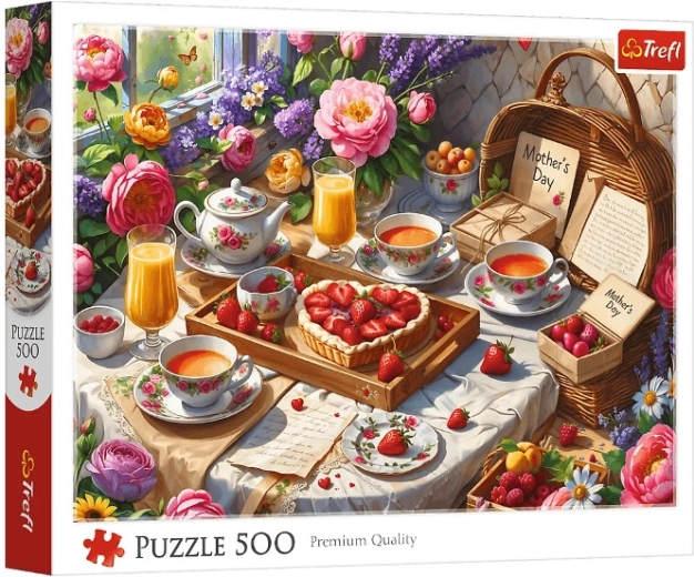 Puzzel 500 Moederdagsnoepjes