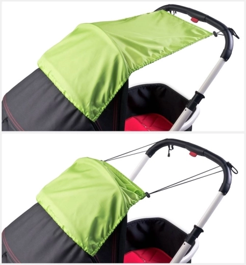 Flexibele schaduw de hele dag door