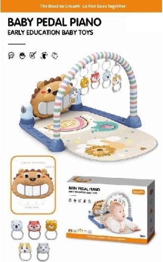 Interactieve speelmat met piano – dierenmotief