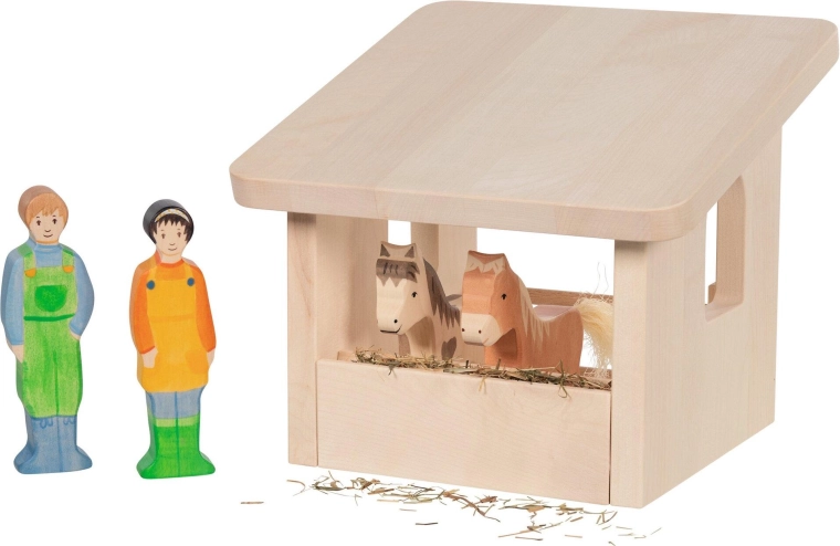 Knus plekje voor dieren in het kinderspel