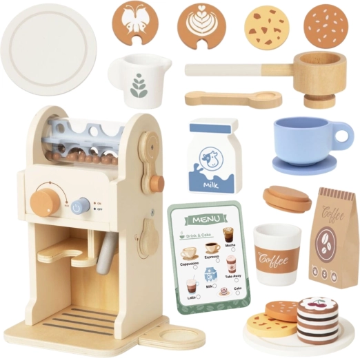 Rijke accessoireset en cafémenu