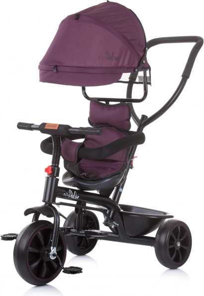 Driewieler met kap 2-in-1 – Lila