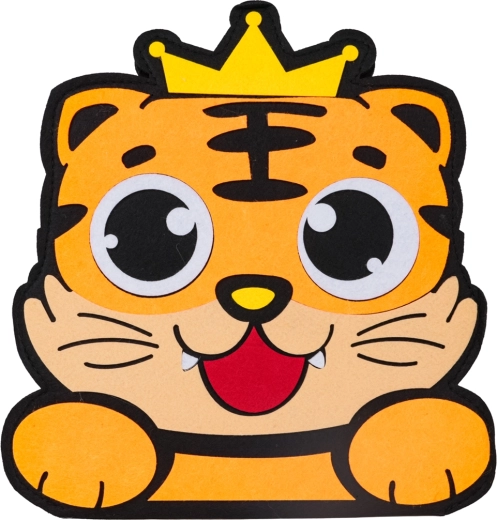 Schattig leeuwmotief en levendige kleuren