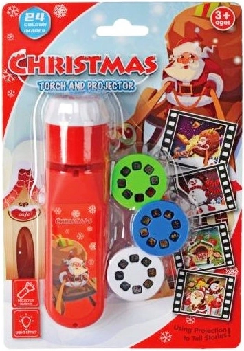 Kerstprojector met dia-slides – magische zaklamp