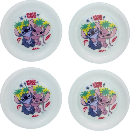 Kinderbordjes STOR met STITCH, set van 4 stuks