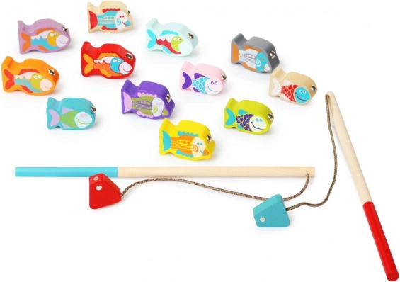 Houten visserij speelgoed voor kinderen
