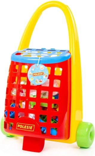 Rijdend wagentje om te spelen en op te ruimen