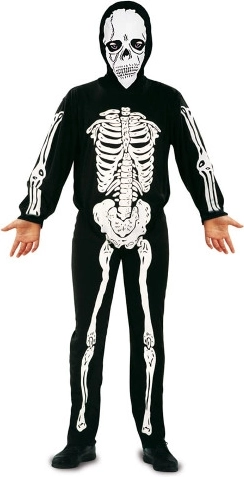 Kinderkostuum skelet voor Halloween