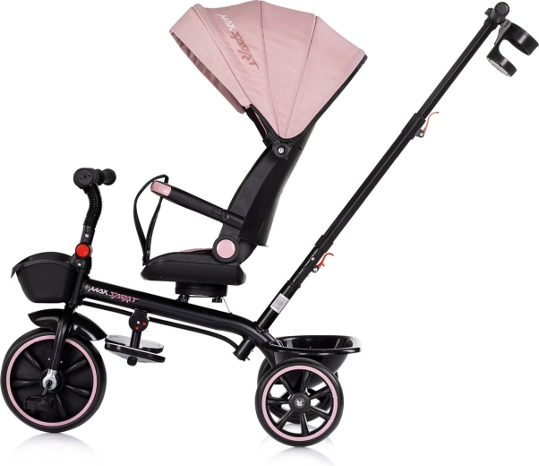 Comfort en bescherming dankzij kap en veilige zit