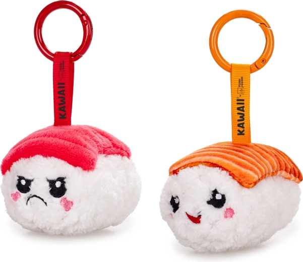 Plush Friends Kawaii pluchen sleutelhanger sushi nigiri 8 cm - 1 stuk