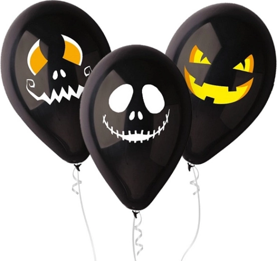 Ballon Gemar 12" pastel premium Halloween-gezichten - 1 stuk