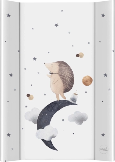 Ceba Baby aankleedkussen voor babybedje met harde plaat 50 × 70 cm ultra light egel the dreamer