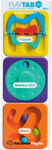 Fat Brain set sensorisch speelgoed PlayTab Tile Set 1