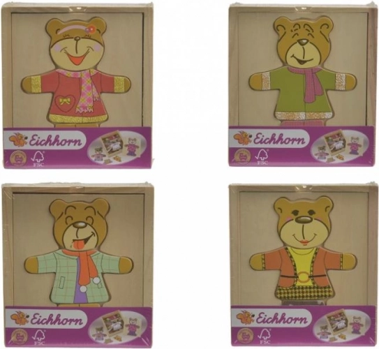 Houten puzzel Beer