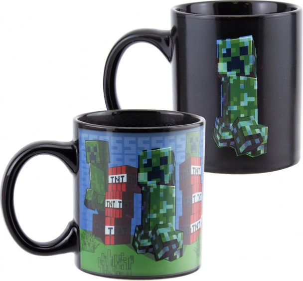 Verkleurende mok Minecraft Creeper 300 ml