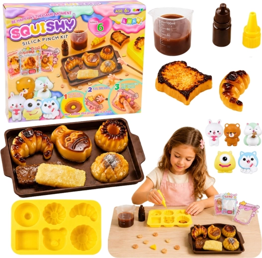 Creatieve DIY-set voor het maken van squishy zoet gebak
