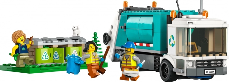 Recyclingstation en figuren