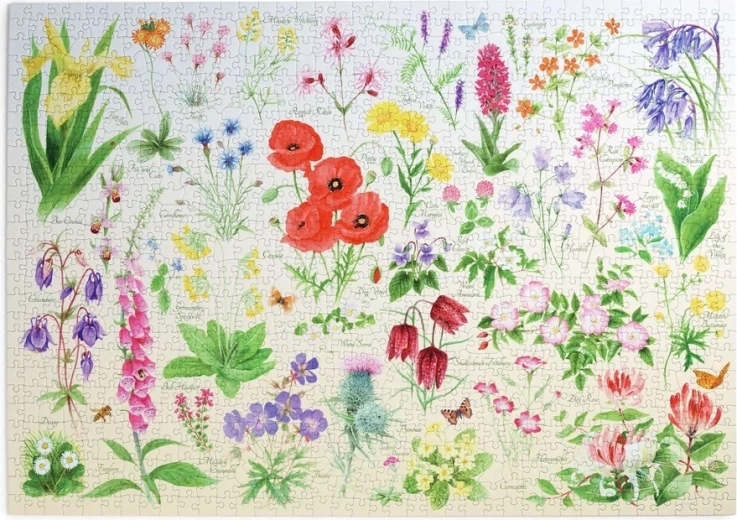 Puzzel House of Puzzles Weidebloemen 1000 stukjes