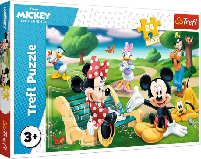 Puzzel 24 Maxi – MICKEY MOUSE en vrienden – TREFL