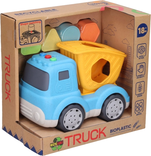 Kiepwagen met vormenstoof en licht- en geluidseffecten 17 cm
