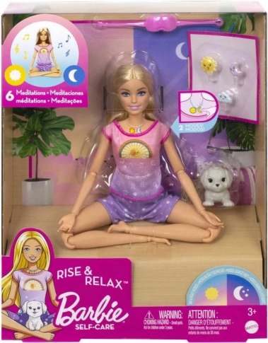 Barbie Wellness mediterende pop met geluiden