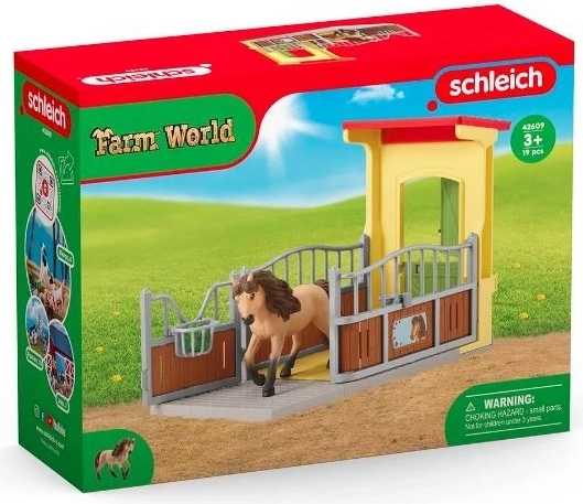 Stal met IJslands pony