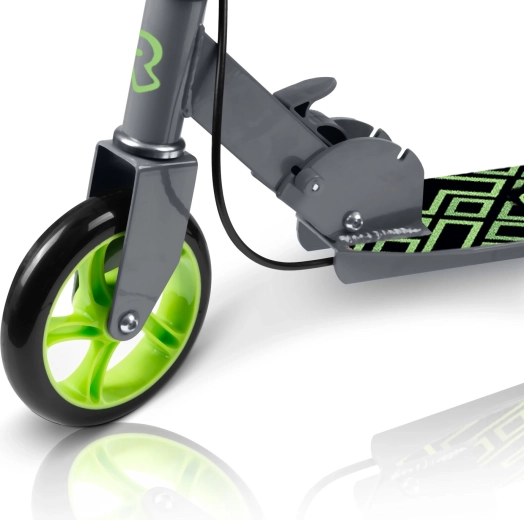 Soepele rit dankzij grote PU-wielen van 145 mm