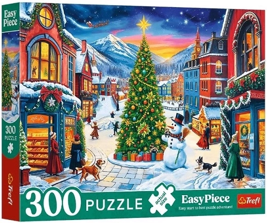 Puzzel EasyPiece 300 stukjes kerststadje