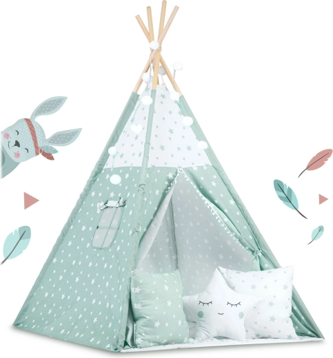 Zachte mat en kussentjes voor maximaal comfort