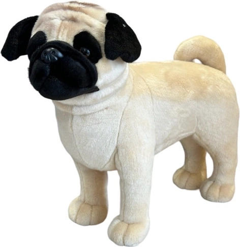 Pluchen mopshond 45 cm